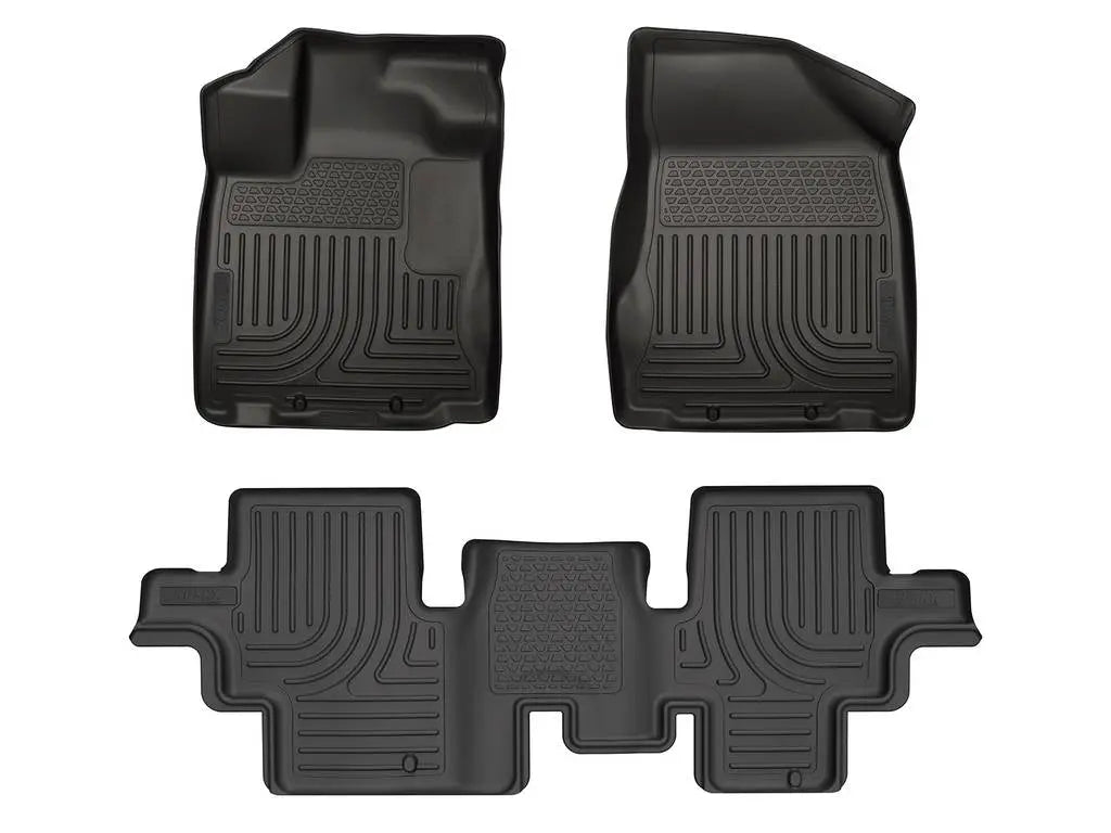 HuskyLiner WB Front & Second Seat Floor Liner for 2013-2020 Nissan Pathfinder