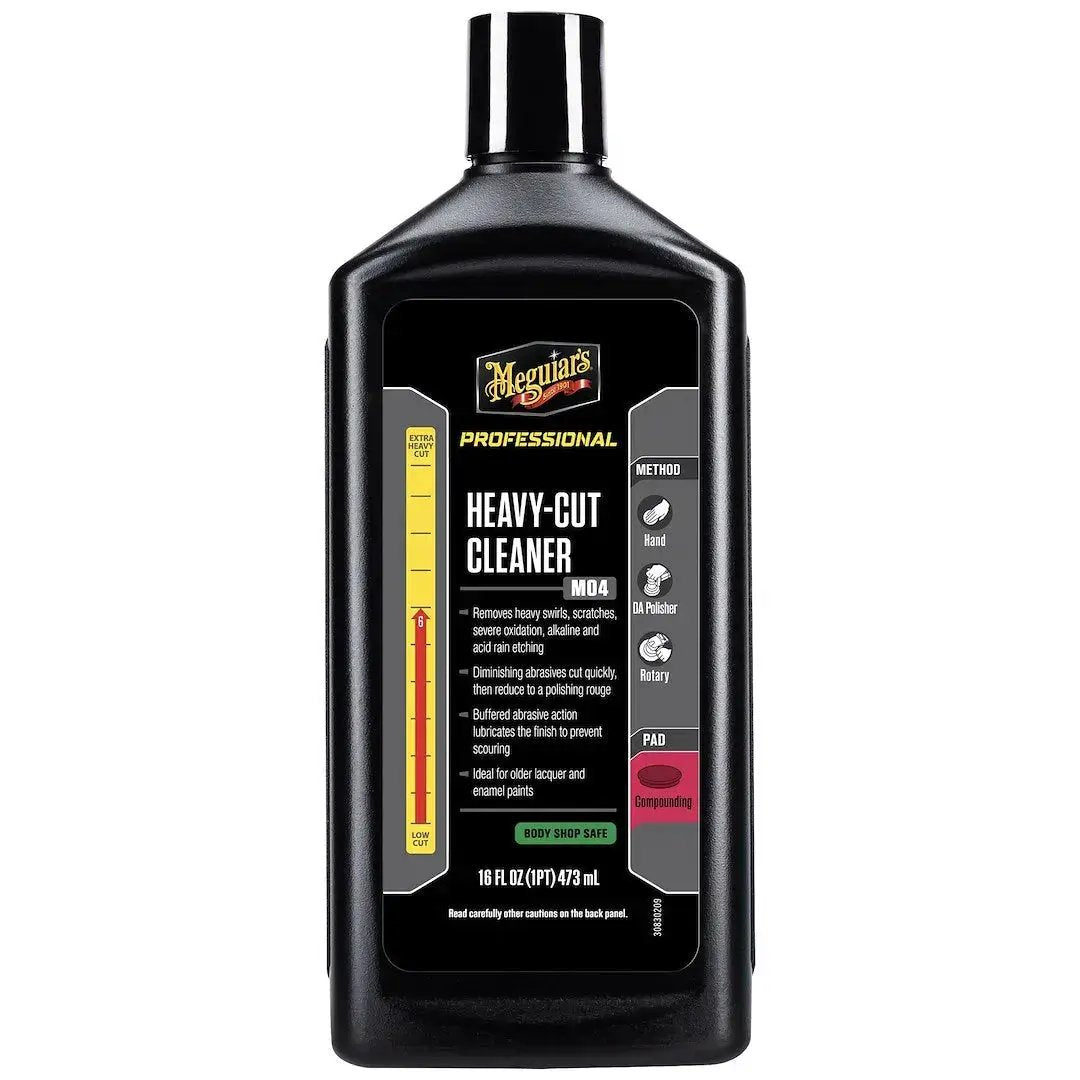 Meguiar's Wax Heavy Cut Cleaner M0416 for Deep Scratch and Swirl Removal by MEGUIARS WAX