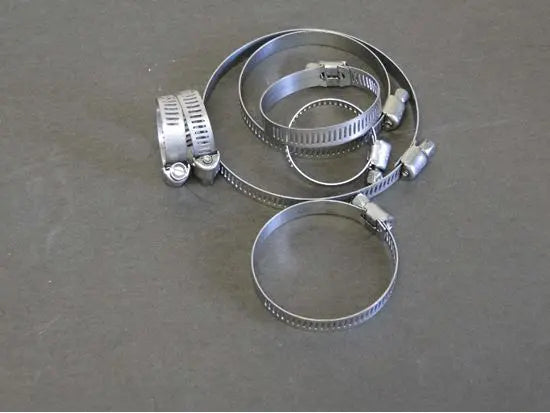 HELIX RACING All Stainless Steel Worm Drive Clamp 10mm-27mm (Part #1116210)