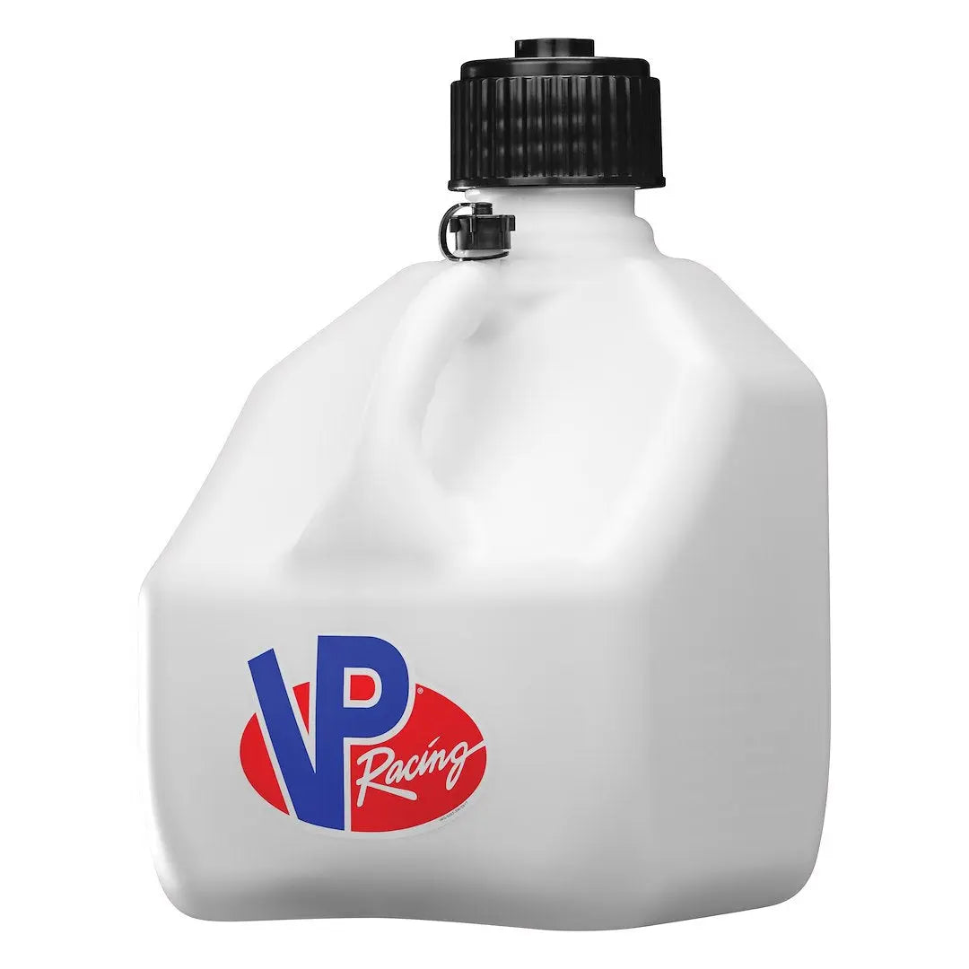 VP Fuel White VPSQ 3-Gallon Metal Storage Container - Durable Fuel Can with Secure Cap