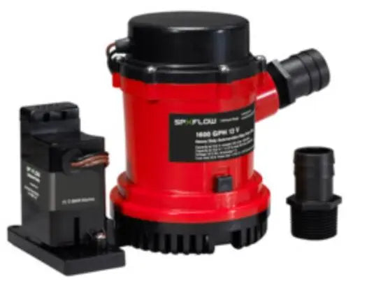 Johnson Pump HD Bilge Pump 1600 GPH with Emergency Switch, 12V - Model 160400