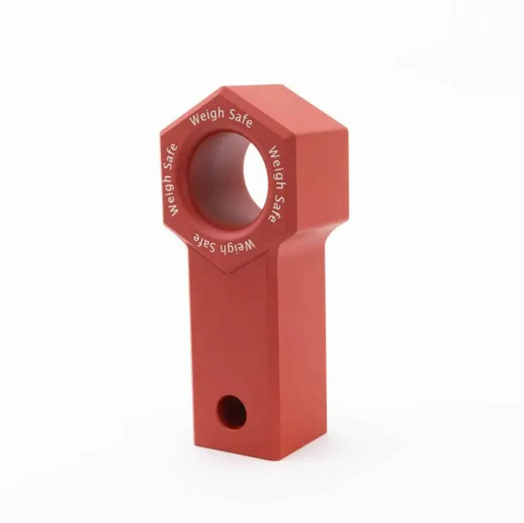 Weigh Safe WSSSCERRED Cerakote Red Towing Recovery Aluminum