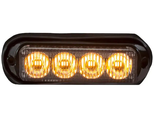 Buyers Prod Light Strobe 4-3/4 inch 4 LED Amber - Part 8891130