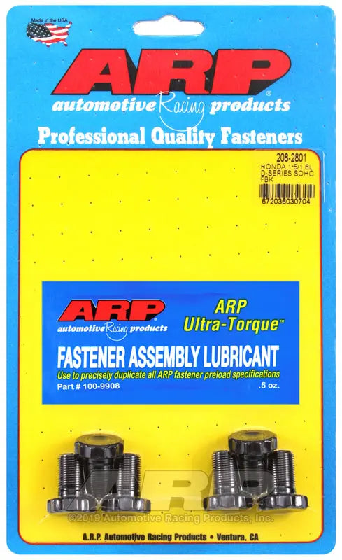 ARP Honda Flywheel Bolt Kit Part Number 2082801 – High-Strength Engine Fasteners