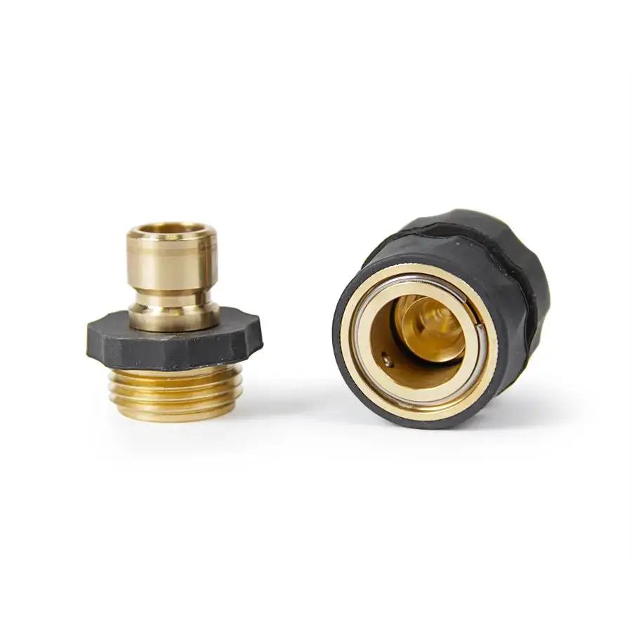 Camco Quick Hose Connect Brass – Durable and Reliable RV Water Fitting by CAMCO