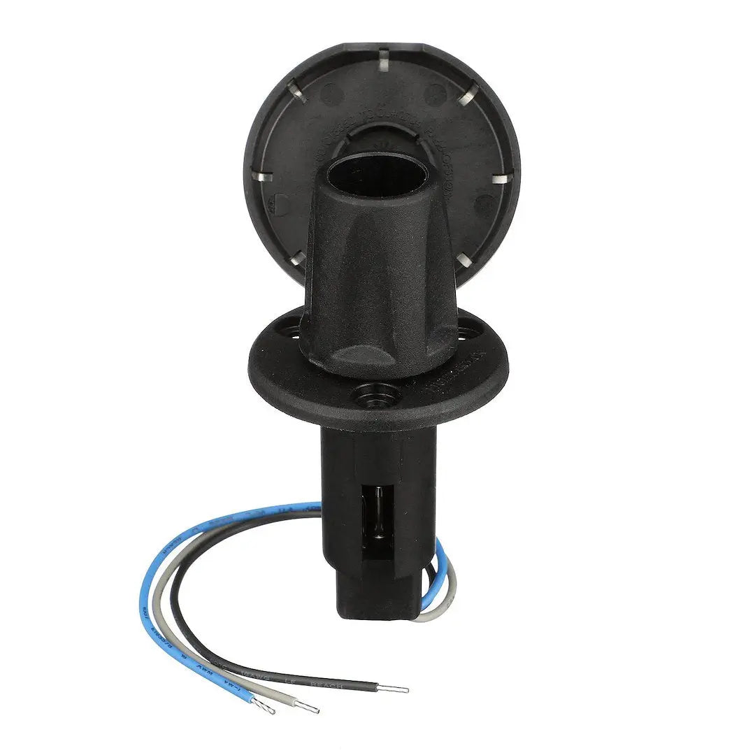 Attwood Marine ASM-RND Base OM BK 3-Pin - Durable Marine Electrical Connector