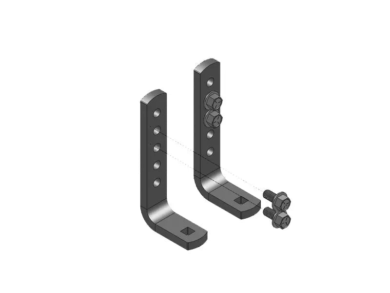 BLUE OX BXW4072 Kit L Bracket Plates for Heavy-Duty Applications