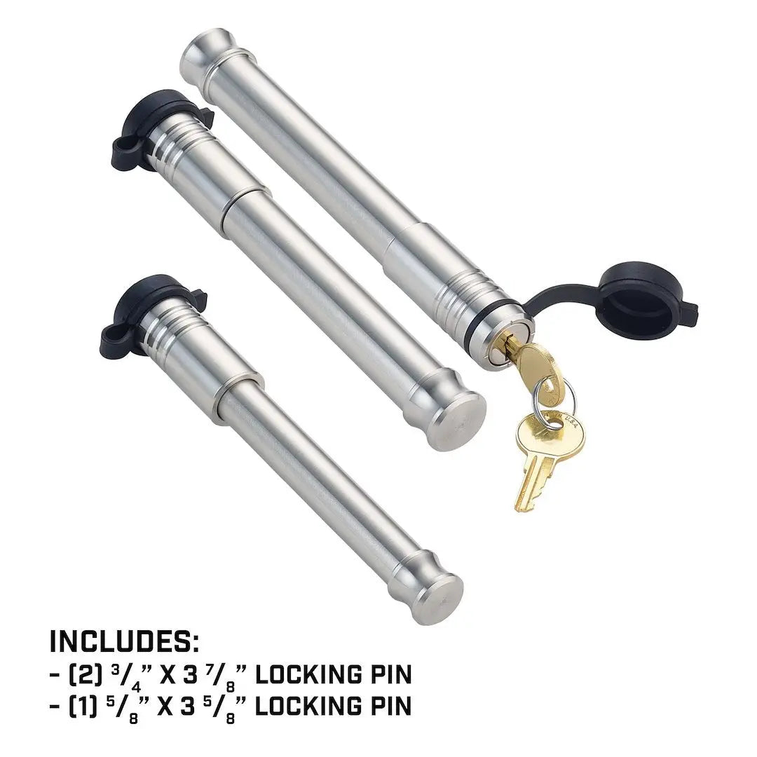 GEN-Y Hitch 61805 3 Pack Mixed 3.0 Keyed Alike Trailer Hitch Locks