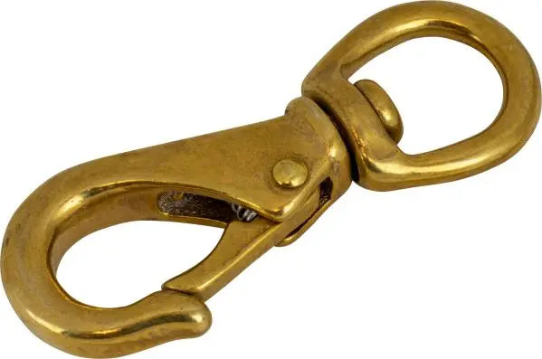 Sea Dog Brass Swivel Eye Snap Size - 2 for Marine and Outdoor Applications