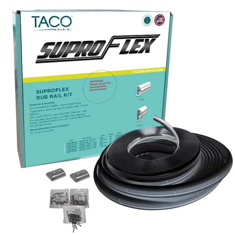 Taco Metals Supro-Flex RR Kit with Insert Overlap – Durable Marine-Grade Flex Hose System