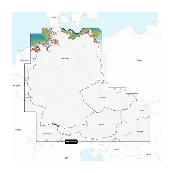 Garmin Carto Germany Lakes & Rivers Navigation Map - Part Number 010C125500