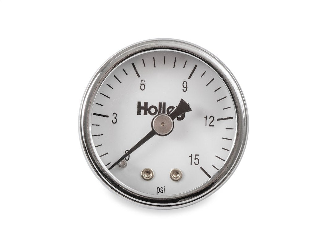 Holley 26-500 Fuel Pressure Gauge for Precise Engine Monitoring