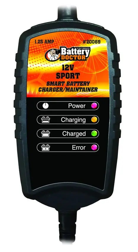 WIRTHCO Battery Doc 12V 1.25 Amp for Sports Vehicles - Part Number 20069