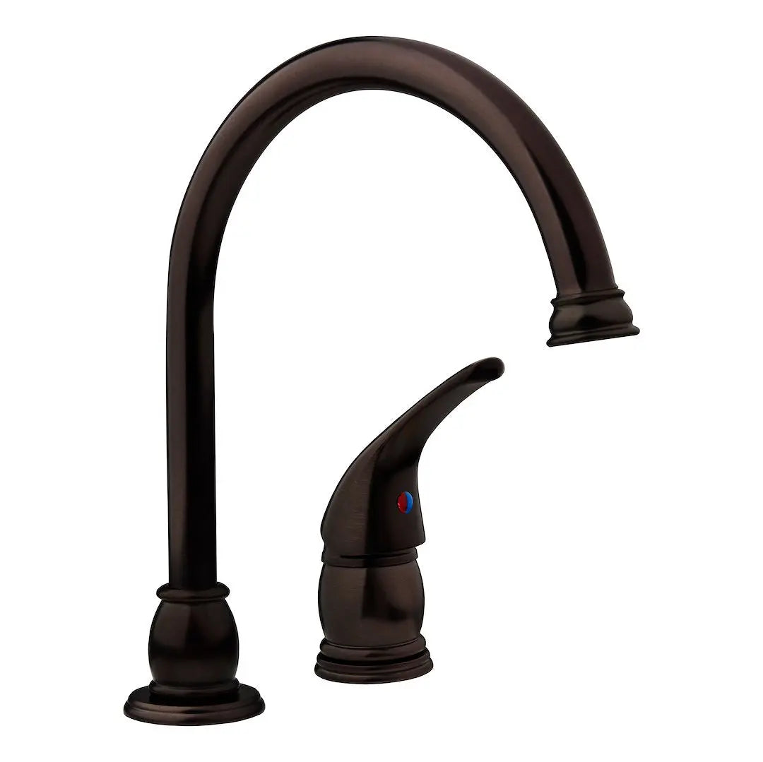 DURA FAUCET GSE NECK RV Kitchen Faucet - Model DFNMK301VB