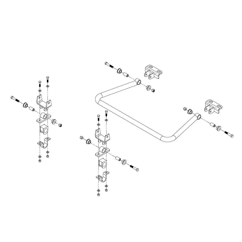 RoadMaster Sway Bar Kit 1179-132 for Enhanced Vehicle Stability and Handling
