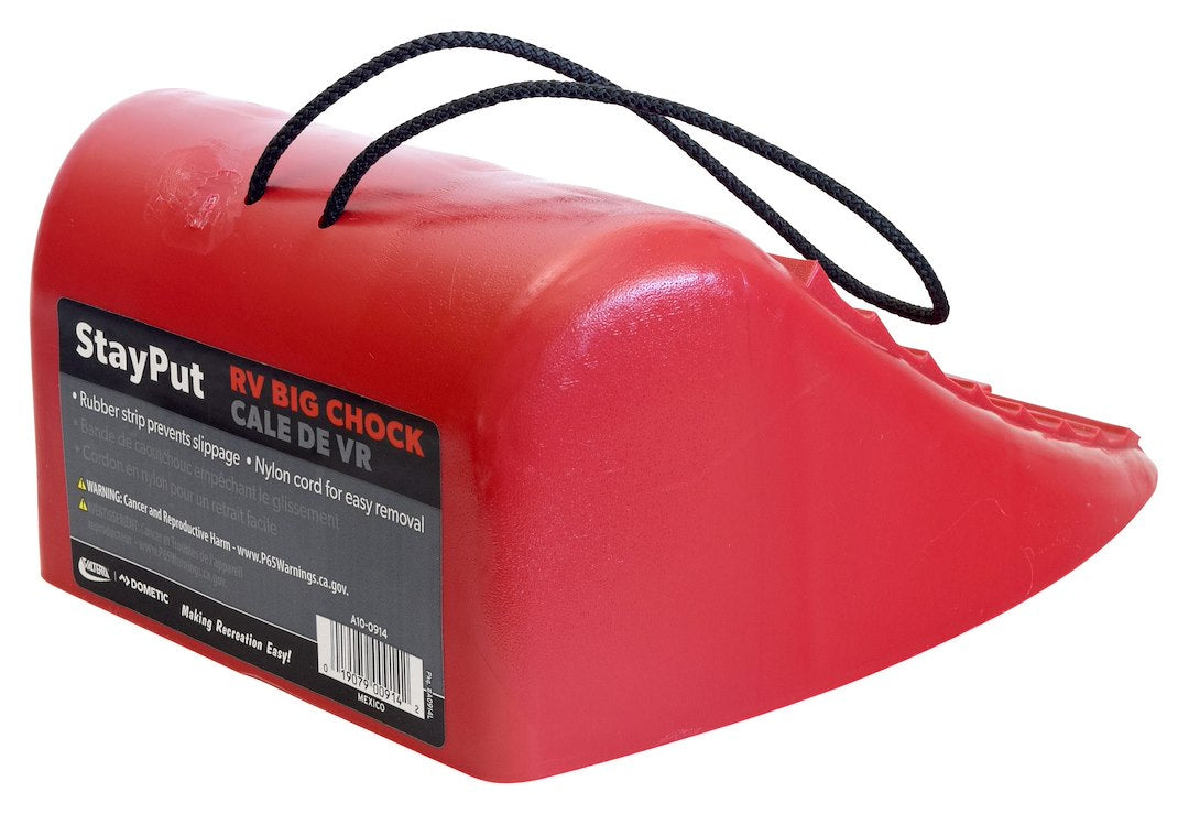 Valterra LLC Big Chock A100914 – Heavy-Duty Wheel Chock for Secure Vehicle Stabilization