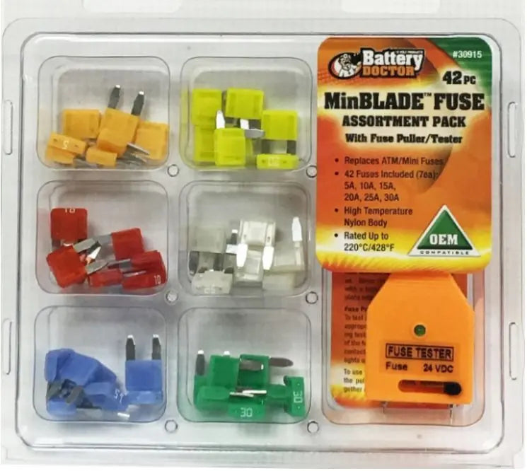 WIRTHCO 42-Piece Minblade Fuse Kit (Part Number 30915)
