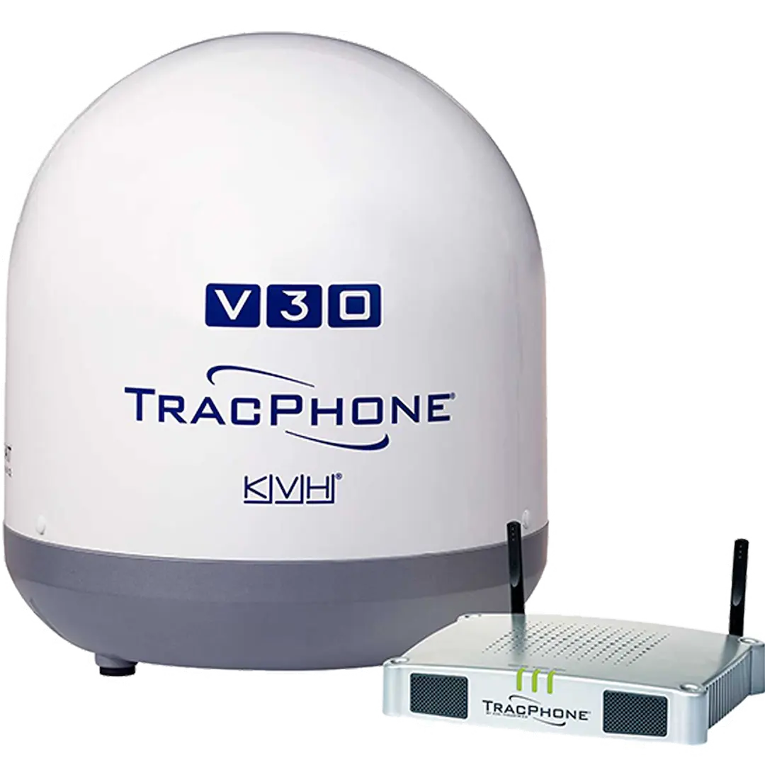 KVH Industry TracPhone V30 V-Sat System - Reliable Satellite Communications