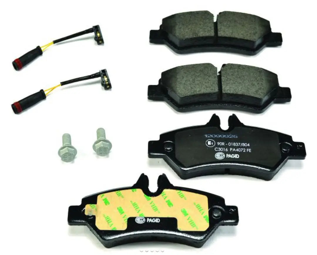 HELLA Brake Pad Set for Disc Brakes - Part Number 355005351