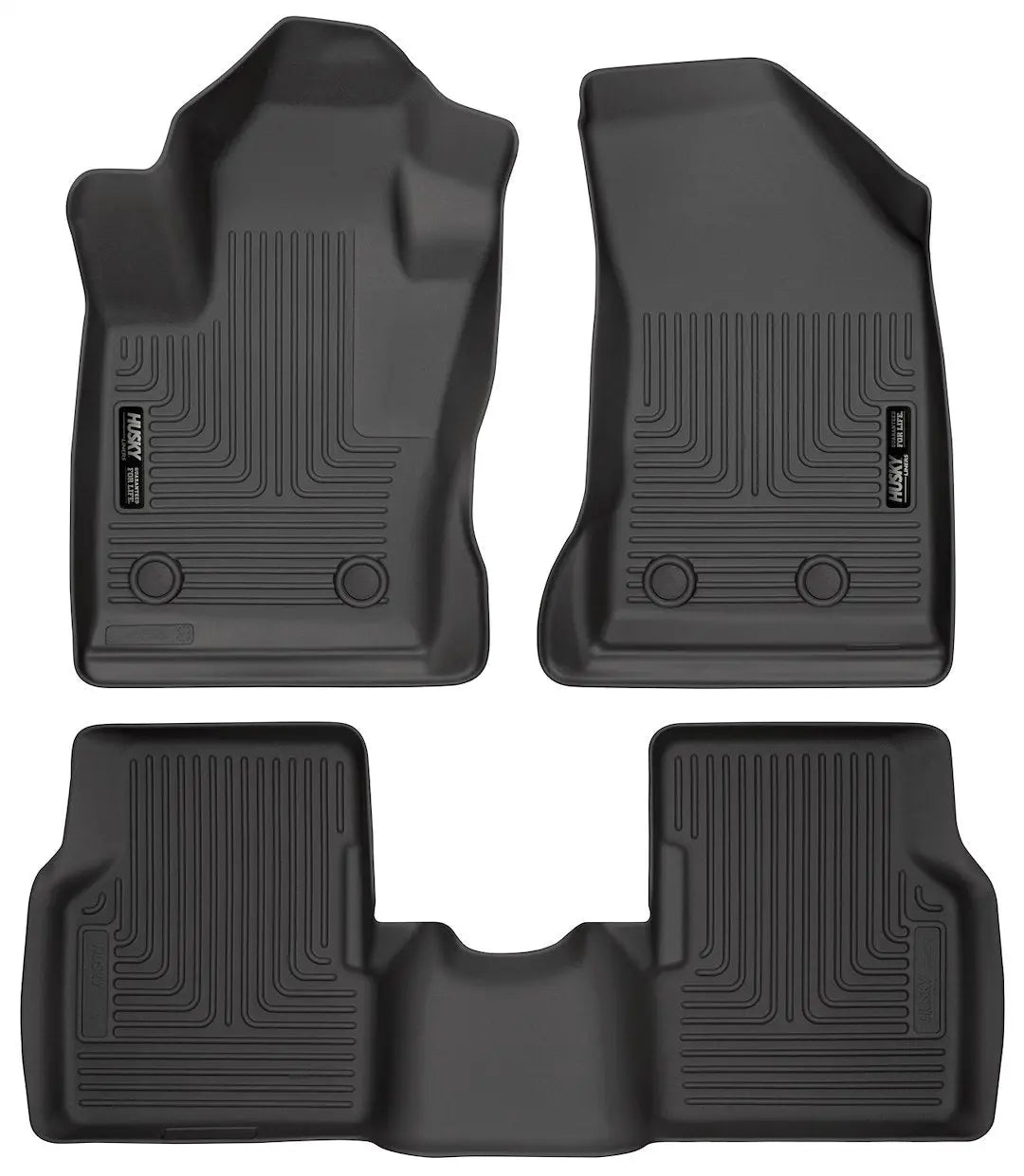 HUSKYLINER WB Front and Second Row Floor Mats for 2017 Jeep Compass – Part 95681