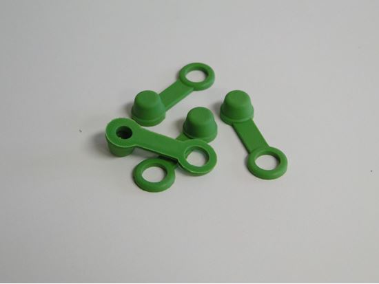 HELIX RACING Brake Bleeder Cap Green with Tether - Part 2022003