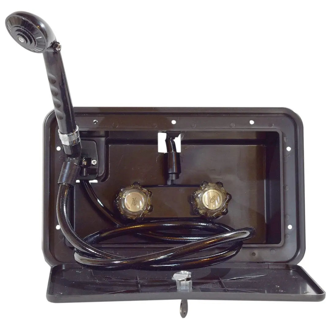 Valterra LLC Outside Shower Quarter Black Valve (Part PF266701)