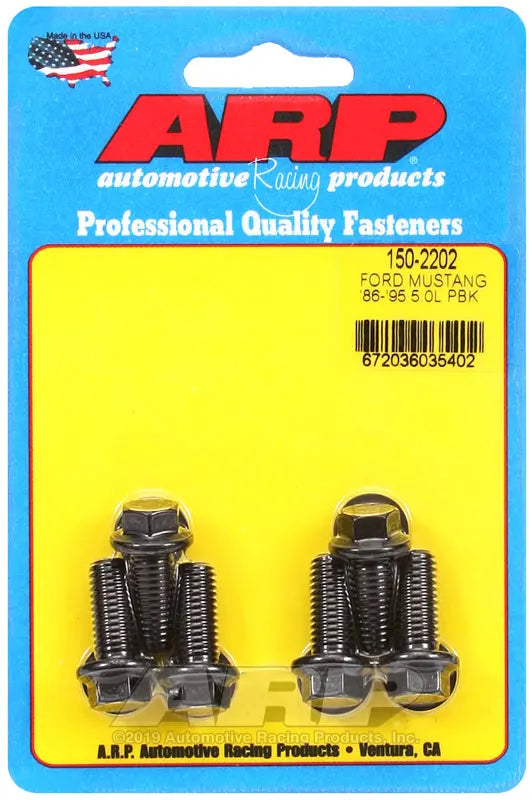 ARP Pressure Plate Bolts - Part Number 1502202 for High-Performance Clutch Assembly