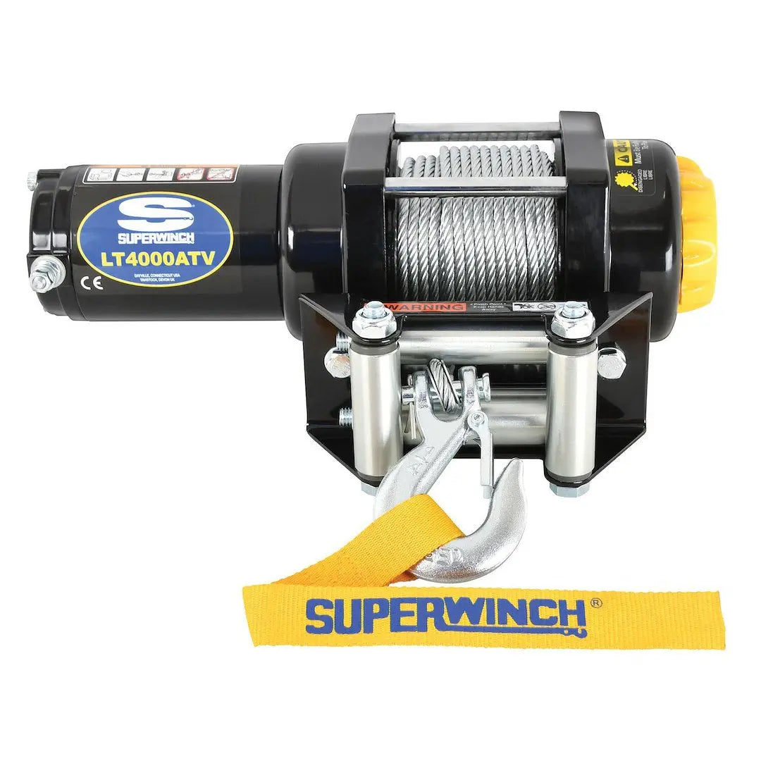 Superwinch 4000 lb ATV Winch with Roller – Reliable Off-Road Recovery Equipment