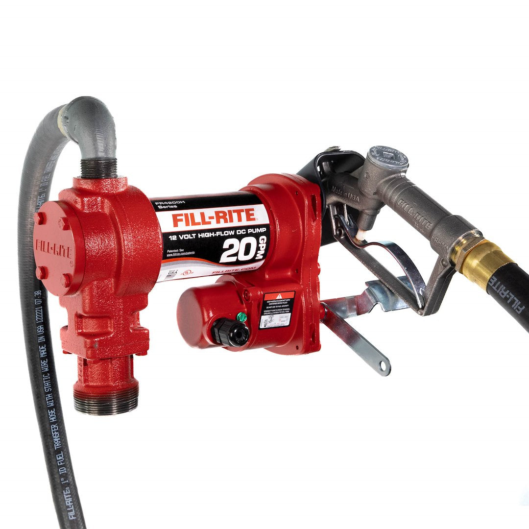 Fill Rite FR4210H 12V DC Fuel Transfer Pump with 1-Inch x 12-Inch Hose