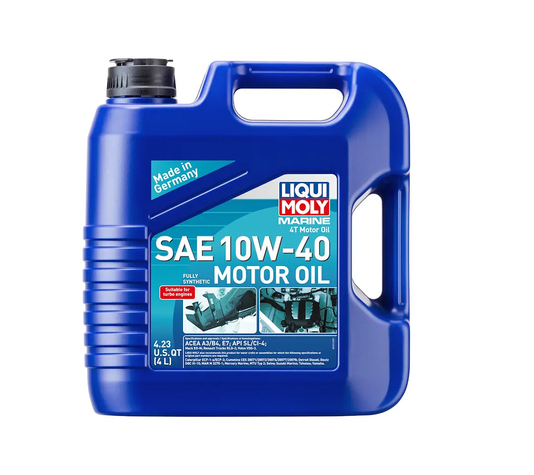 LIQUI MOLY Marine 4T Motor Oil 10W-40 - High-Performance Marine Engine Oil