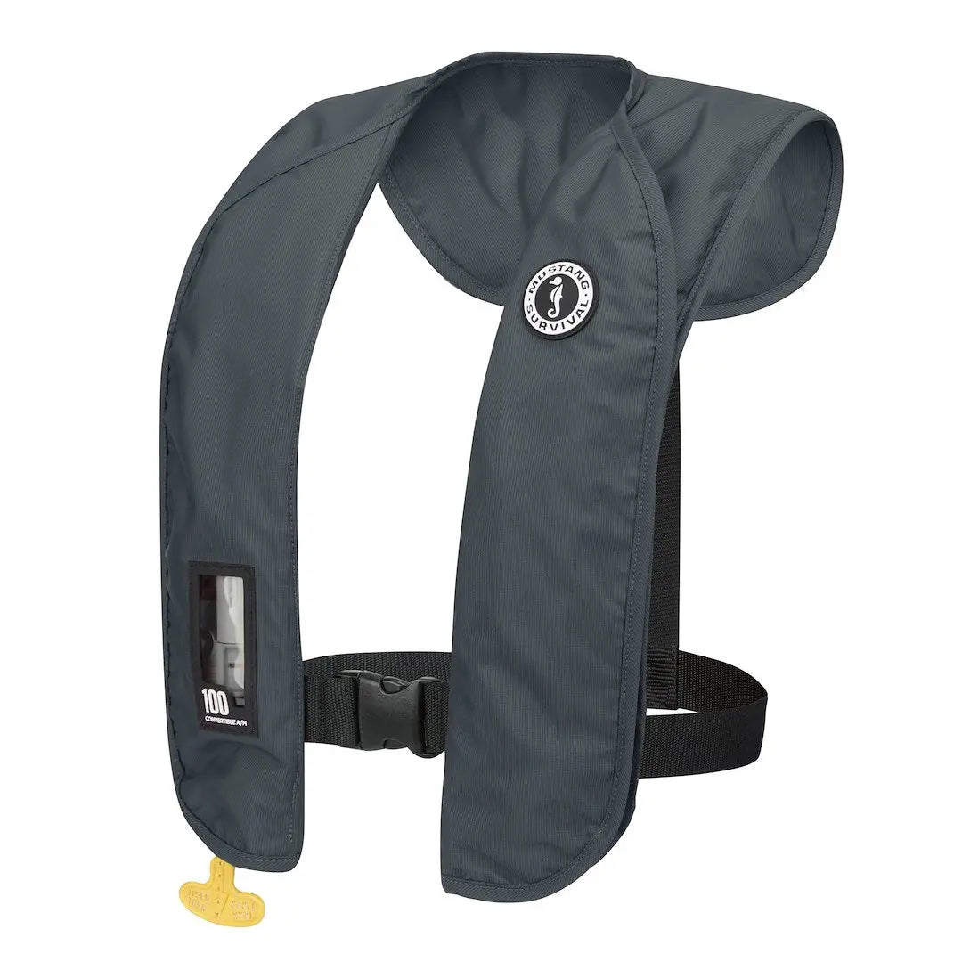 Mustang Survival MIT 100 Covert A/M Inflatable Life Jacket in Grey