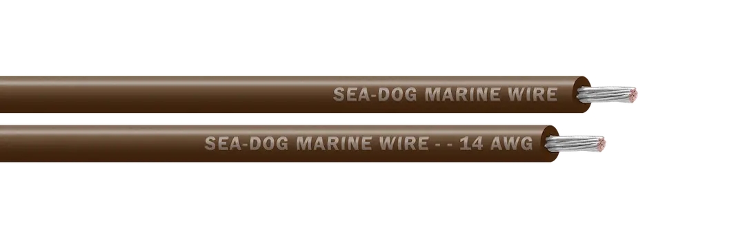 Sea Dog 14 AWG Brown Primary Wire - 100 Feet