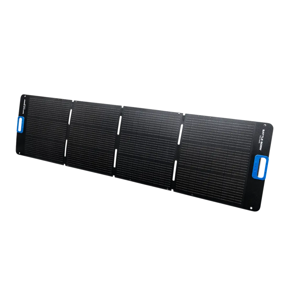 Battle Born BBPV122FLD 200W 12V Foldable Portable Solar Panel for RV, Camping, and Off-Grid Power