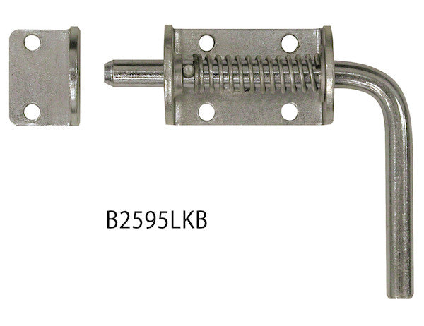 Buyers Products B2595LKB Spring Latch Assembly 1/2 Inch with Key
