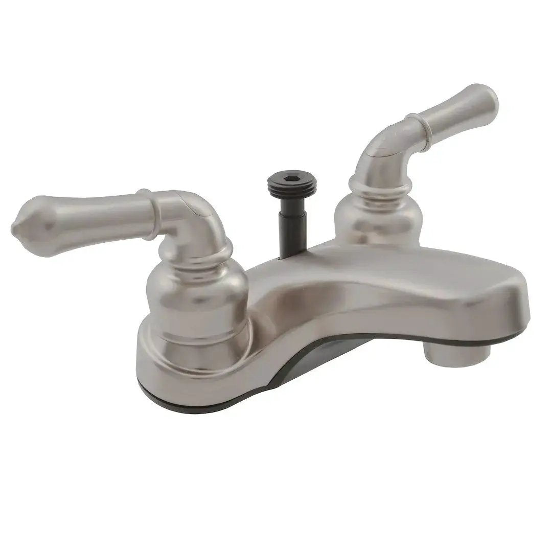 DURA FAUCET Classical Lavatory with Divider - Part Number DFPL720CSN by DURA FAUCET