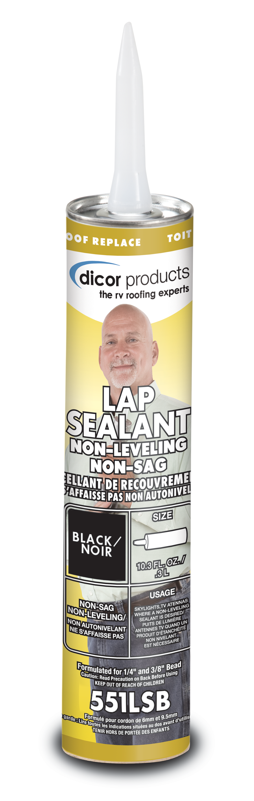 DICOR Corp 551LSB1 Non-Leveling Lap Seal for Enhanced Seal Integrity