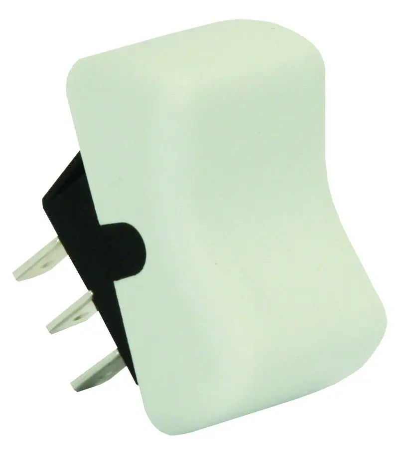 JR Products SPDT On/On Switch White (Part Number 13075)