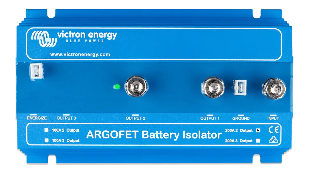 Victron Energy ARGO FET Battery Isolator 200A for Dual Battery Systems