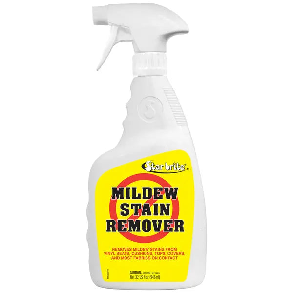 Star Brite Mildew Stain Remover 32 oz Spray - Effective Mold & Mildew Cleaner