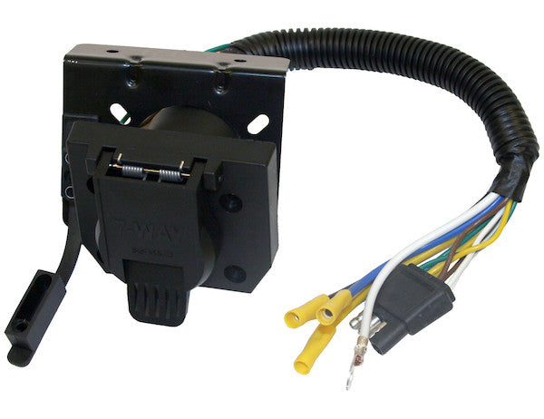 Buyers Prod TC1474P Trailer Dual 7-Way Connector Plug for Reliable Trailer Wiring
