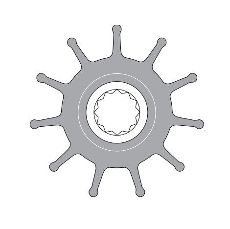 Johnson Pump Impeller Kit F8 Nitrile - Part Number 09819B9