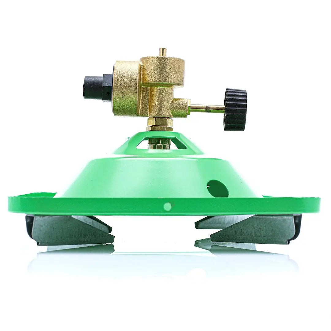 Flame King YSNVT508 Single Burner with 1 lb Base - Portable Propane Stove for Camping and Outdoor Cooking