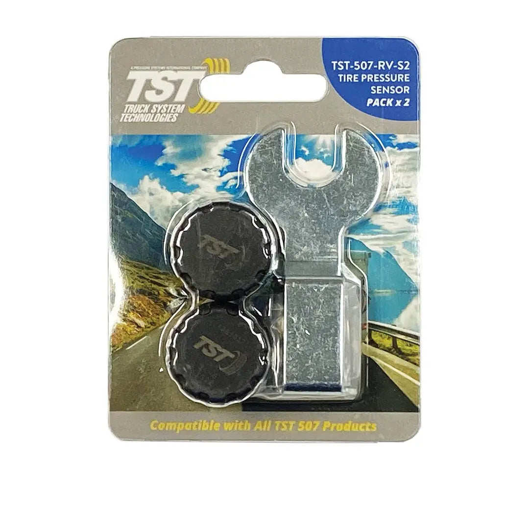 TRUCK SYSTMS TST507RVS2 2-Pack Cap Sensors with Replacement Batteries