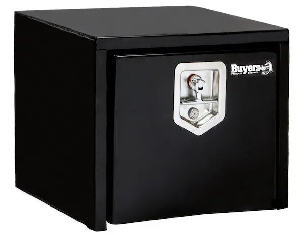 Buyers Products Toolbox 14Hx12Dx18L SST T-HDL Black – Durable Storage Solution for Work Vehicles