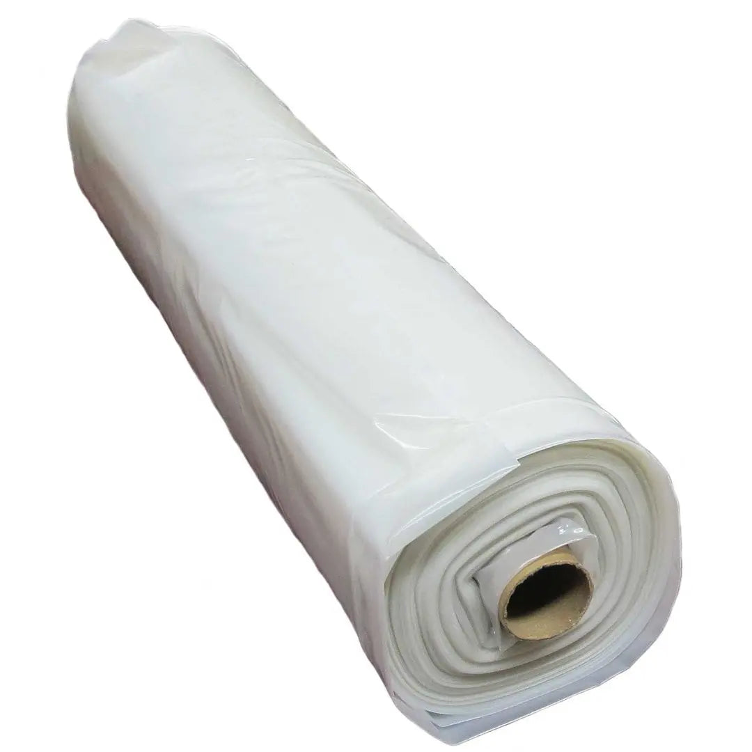 DR.SHRINK 12' x 100' Clear Plastic Sheeting - Heavy-Duty Poly Film for Covering and Protection