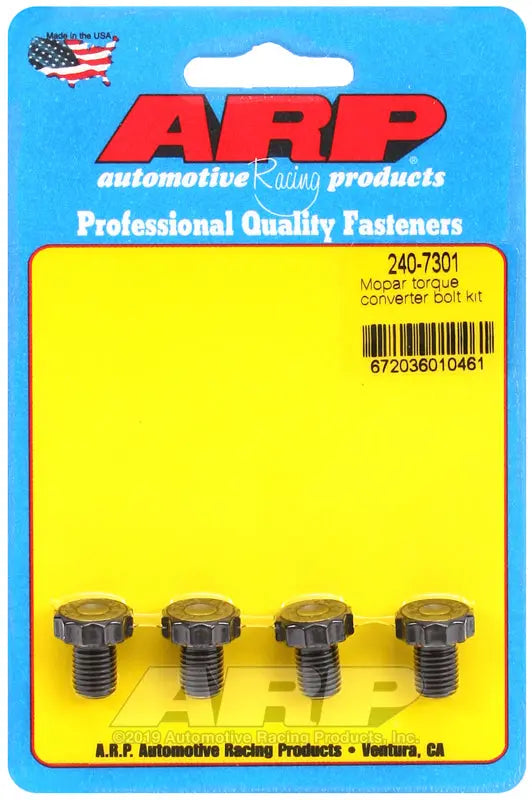 ARP Torque Converter Bolt Part Number 2407301 for Automotive Applications
