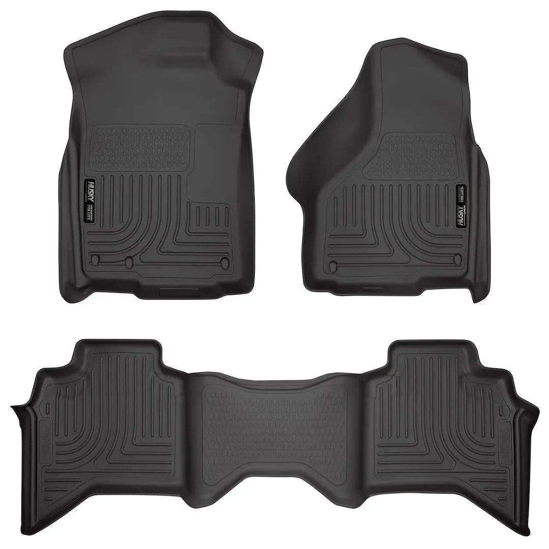 HUSKYLINER W.B.RAM QCAB4PC Black Bed Rail Caps for Dodge Ram 1500, 2500, 3500 (2004-2007)