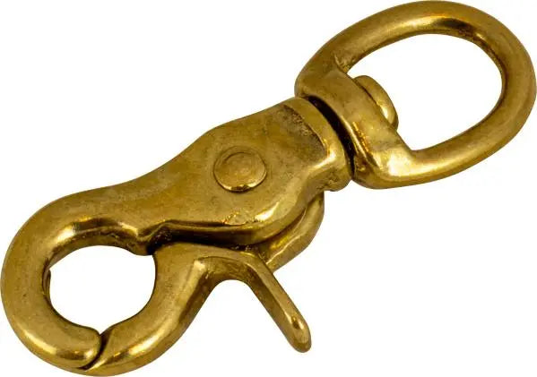 Sea Dog Brass Trigger Snap, Part Number 1398001 – Heavy-Duty Marine Hook for Secure Attachments