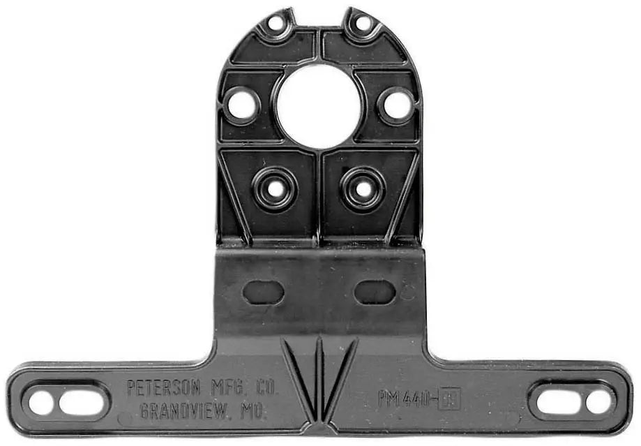 Peterson Manufacturing V44009 License Plate Bracket - Durable Plastic Construction
