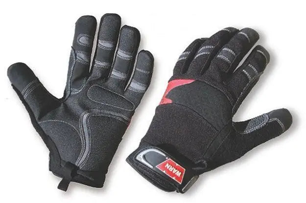 WARN Industries Winching Gloves Model 91650 for Enhanced Safety and Grip
